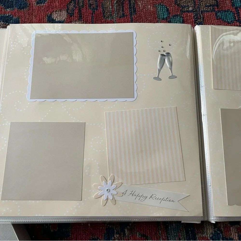 Hallmark Cream Instant Scrapbook with Heart Design - Picture 6 of 7